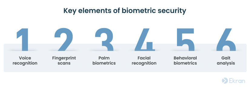 Key elements of biometric security