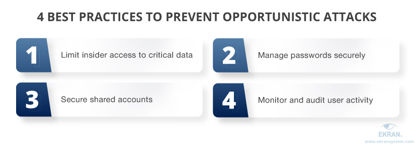 best practices to mitigate opportunistic attacks