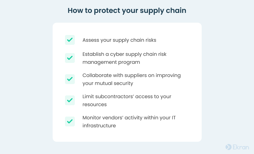 How to protect your supply chain