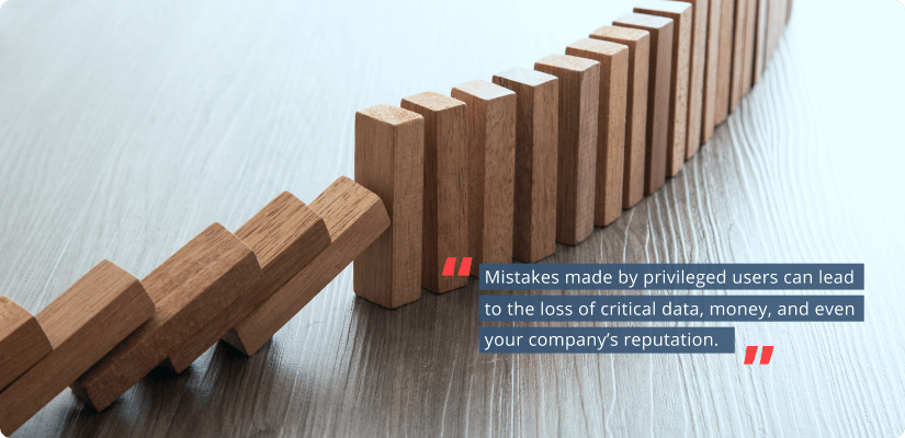 Quote about the mistakes made by privileged users